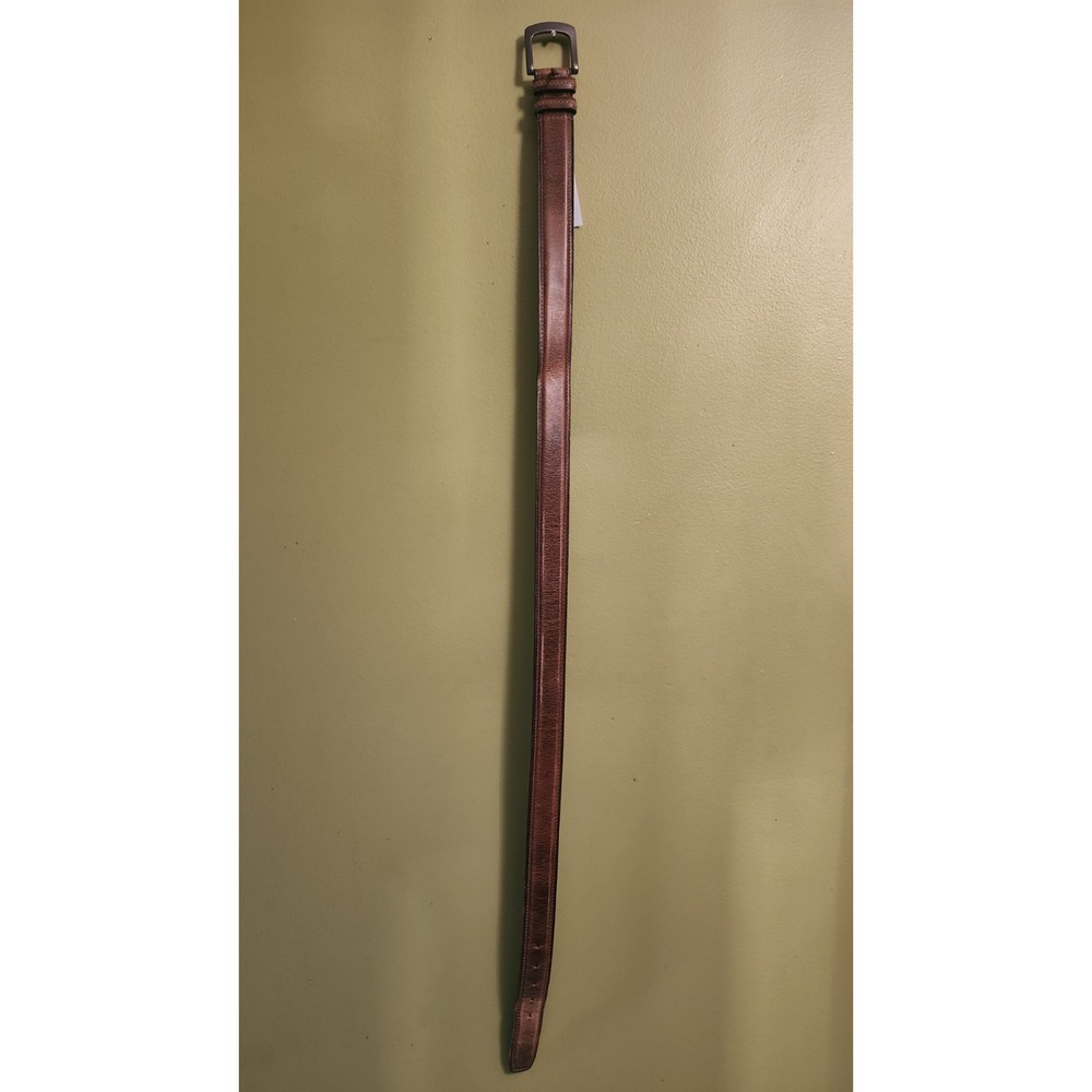 Mens Genuine Leather Size 40 Tan/ocre Belt‎